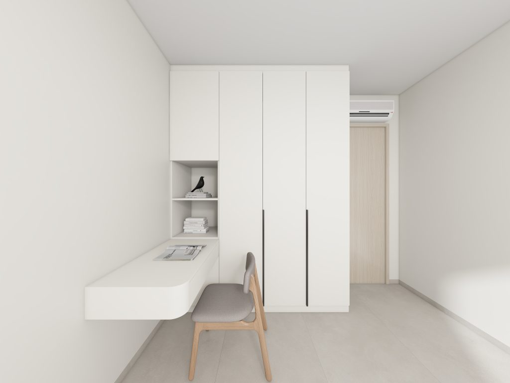 Bedroom 1 Casement Wardrobe with Dressing Table (7.5 feet)
