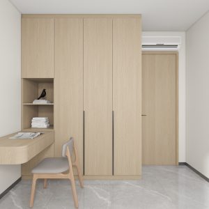Bedroom 1 Casement Wardrobe with Dressing Table (7.5 feet)