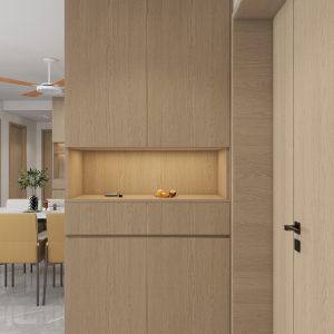 Foyer Full Height Shoes Cabinet  (3 feet)