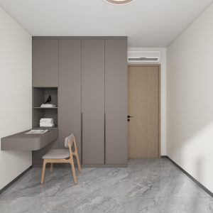 Bedroom 1 Casement Wardrobe with Dressing Table (7.5 feet)