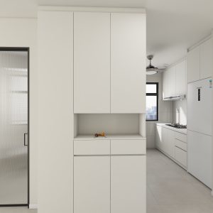 Foyer Full Height Shoes Cabinet  (5 feet)