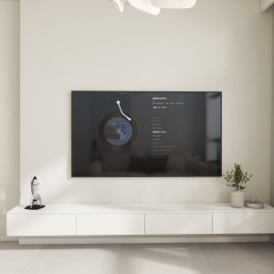 Living Suspended Tv Console & Feature Wall  (8.5 feet)