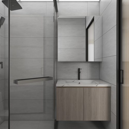 Punggol Point Cove 2-Room Design B (Kitchen, Master Bedroom, and Bathroom Cabinets)