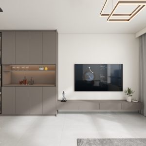 Living Suspended Tv Console (8.5 feet)