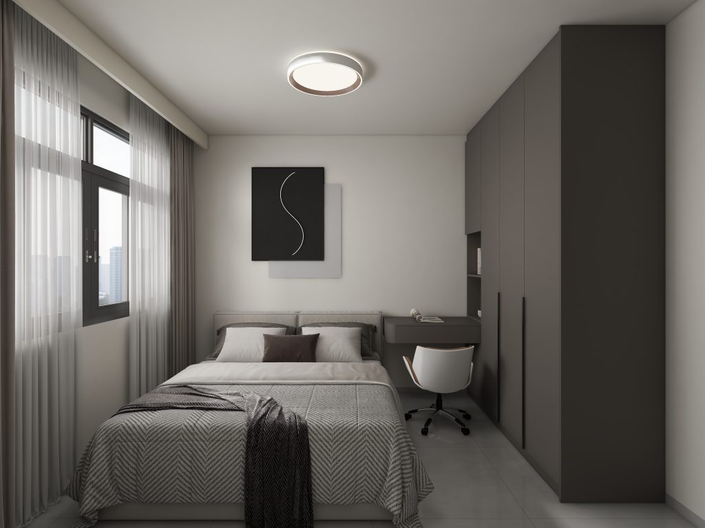Punggol Point Cove 2-Room Design C (Kitchen, Master Bedroom, and Bathroom Cabinets)