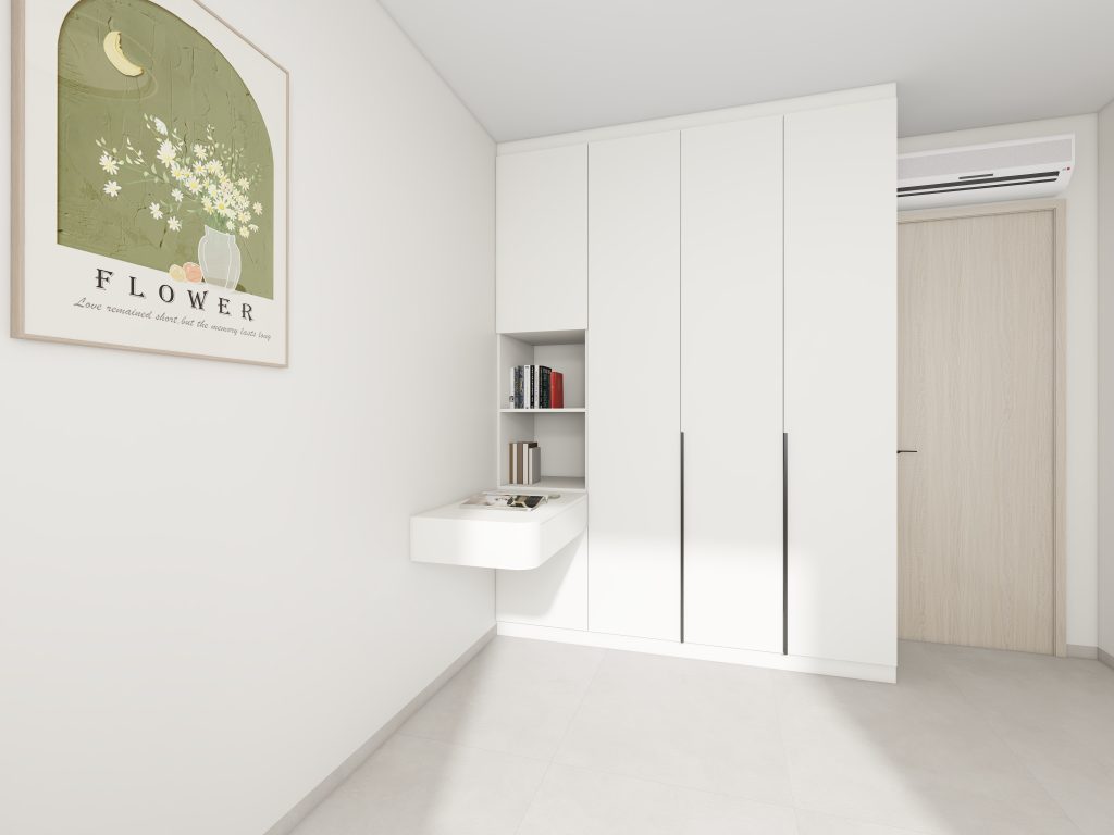 Bedroom 1 Casement Wardrobe with Dressing Table (7.5 feet)
