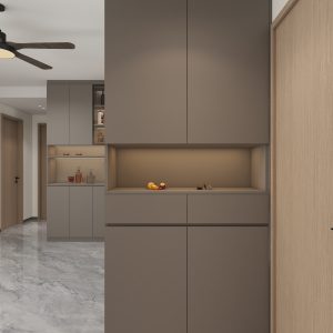 Foyer Full Height Shoes Cabinet  (3 feet)