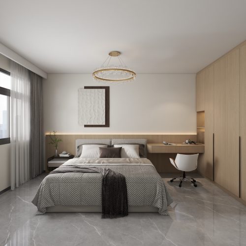 Punggol Point Cove 4-Room Design C (Kitchen, Master Bedroom, and Bathroom Cabinets)
