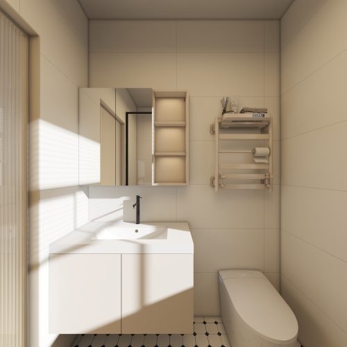 Tampines Green Opal 5-Room Design A (Kitchen, Master Bedroom, and Bathroom Cabinets)