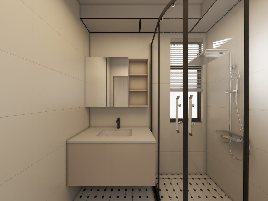 Common Bathroom Top & Bottom Cabinets (5 feet)