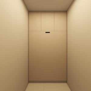 Bomb Shelter Full Height Space Saving Beds with Storage Cabinet (7 feet)
