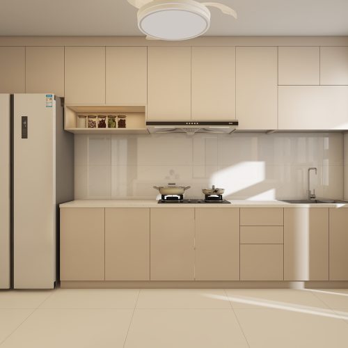 Tampines Green Opal 5-Room Design A (Kitchen, Master Bedroom, and Bathroom Cabinets)