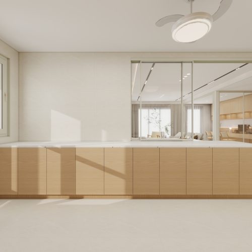 Tampines Green Opal 5-Room Design B (Kitchen, Master Bedroom, and Bathroom Cabinets)