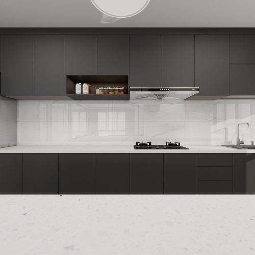Tampines Green Opal 5-Room Design C (Kitchen, Master Bedroom, and Bathroom Cabinets)