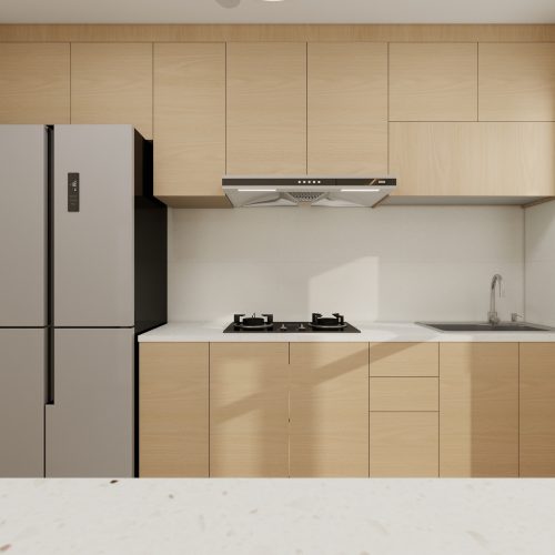 Tampines Green Opal 4-Room Design B (Kitchen, Master Bedroom, and Bathroom Cabinets)