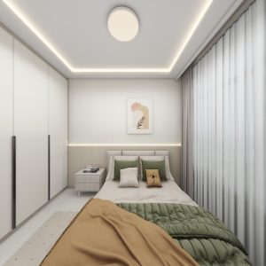 Master Bedroom Bedhead with LED light