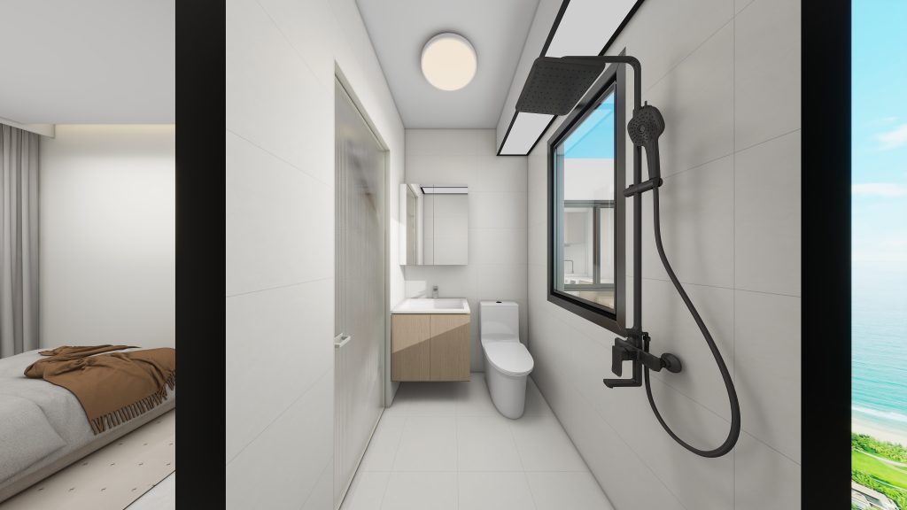 Toa Payoh Ridge 4-Room Area 1 Design B (Kitchen, Master Bedroom, and Bathroom Cabinets)