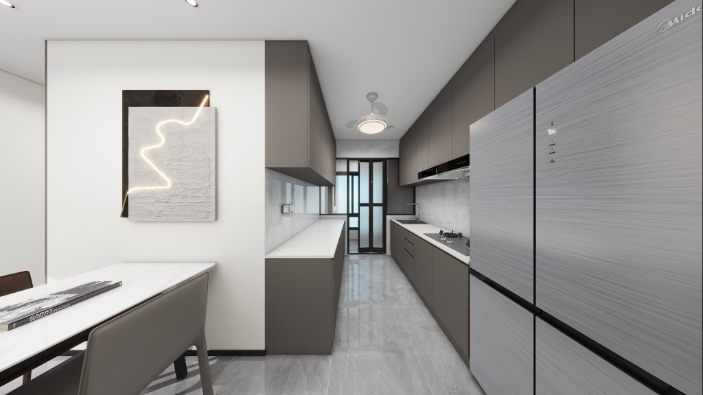 Toa Payoh Ridge 4-Room Area 2 Design C (Kitchen, Master Bedroom, and Bathroom Cabinets)