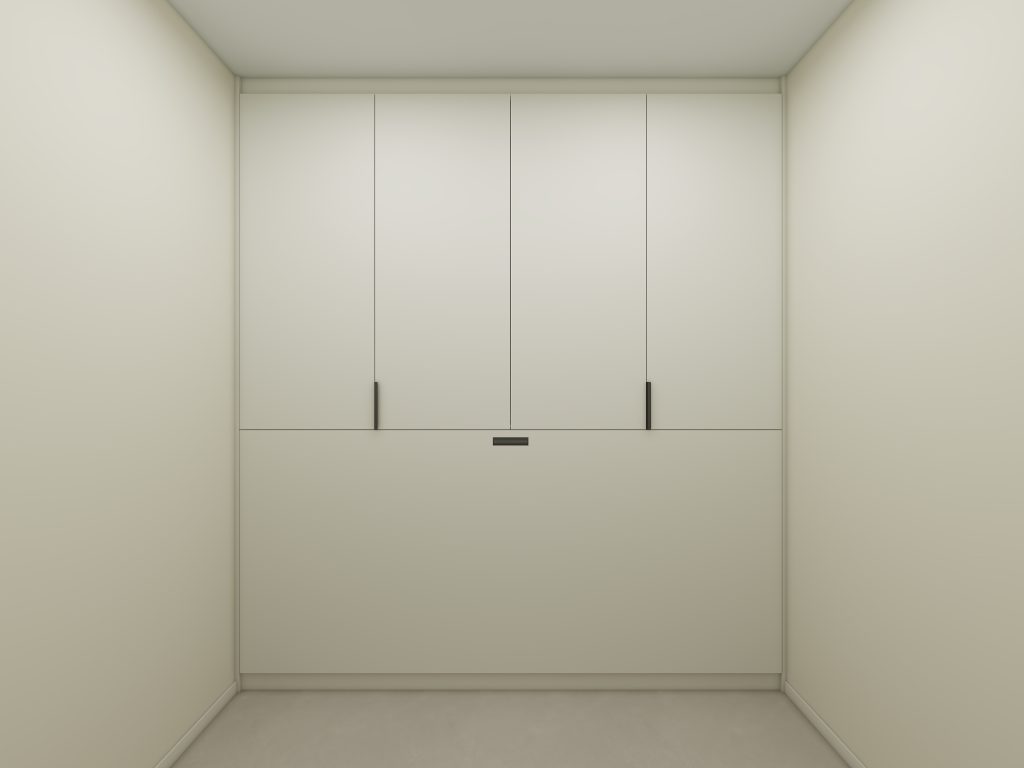 Bomb Shelter Full Height Space Saving Beds with Storage Cabinet (7 feet)