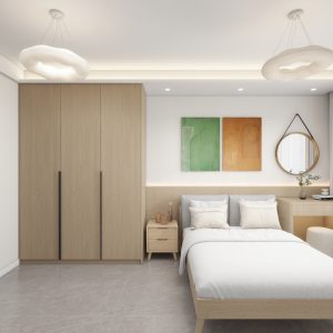 Master Bedroom Bedhead with LED light