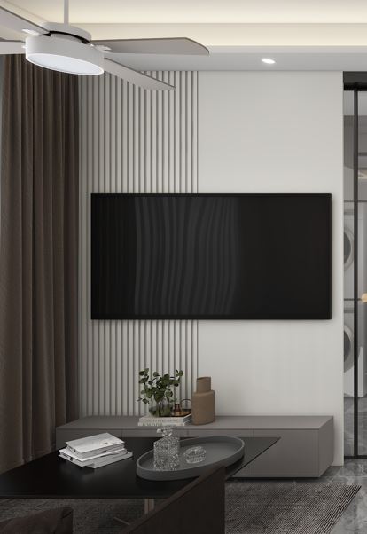 Living Suspended Tv Console & Feature Wall (5 feet)