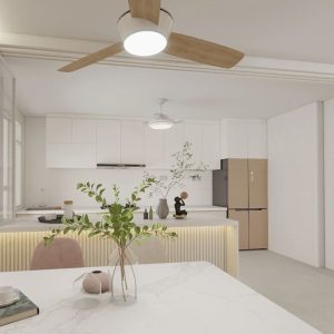 Kitchen Island Aluminium Frame Folding Window and Door (16 feet)