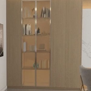 Dining Full Height Storage & Display cabinet  (7 feet)