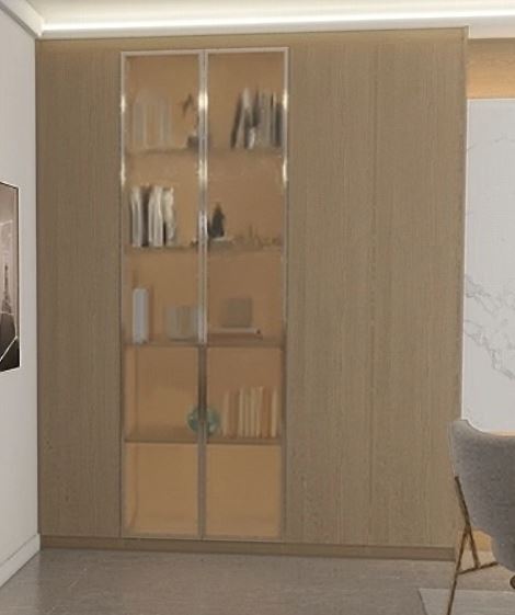 Dining Full Height Storage & Display cabinet  (7 feet)