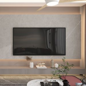 Living Suspended Tv Console & Feature Wall  (10 feet)
