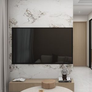 Living Suspended Tv Console & Feature Wall  (5 feet)