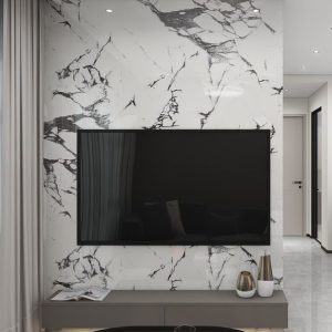 Living Suspended Tv Console & Feature Wall  (6 feet)
