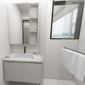 Common Bathroom Top & Bottom Cabinets (5 feet)