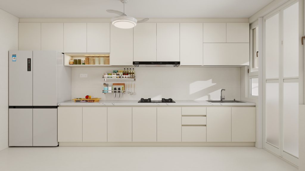 Tengah Parc Residences 5-Room  Design A (Kitchen, Master Bedroom, and Bathroom Cabinets)