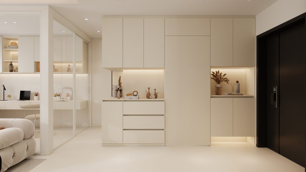 Foyer Full Height Cabinet  (11 feet)
