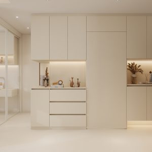 Foyer Full Height Cabinet  (11 feet)