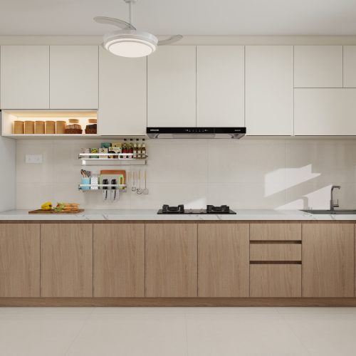 Tengah Parc Residences 5-Room  Design B (Kitchen, Master Bedroom, and Bathroom Cabinets)