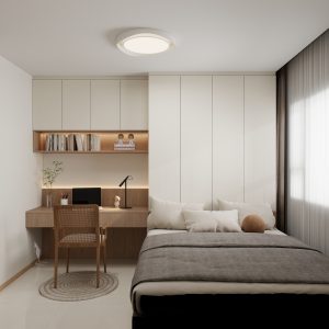 Bedroom 1 bedTatami Platform Bed with Casement Wardrobe (16.5 feet)