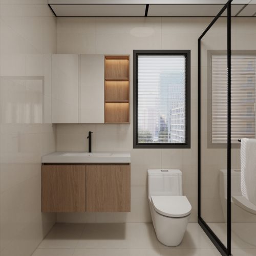 Tengah Parc Residences 5-Room  Design B (Kitchen, Master Bedroom, and Bathroom Cabinets)