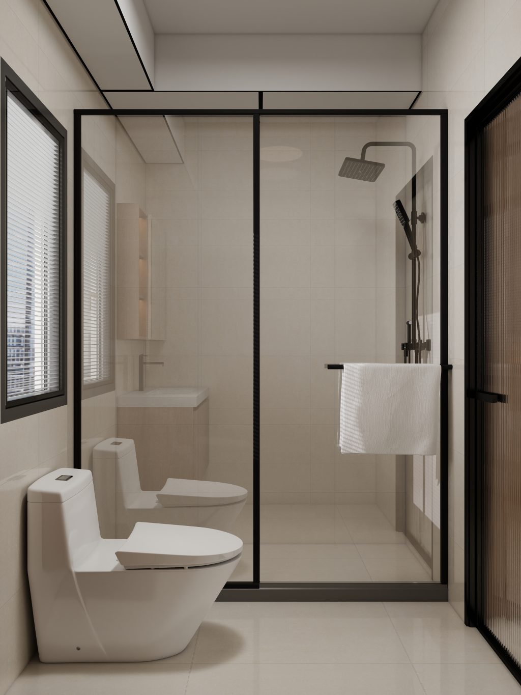 Tengah Parc Residences 5-Room  Design B (Kitchen, Master Bedroom, and Bathroom Cabinets)