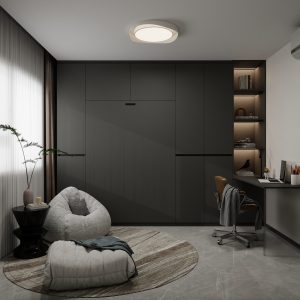 Bedroom 2 Space Saving Beds with Casement Wardrobe & Bed  (10.5  feet)