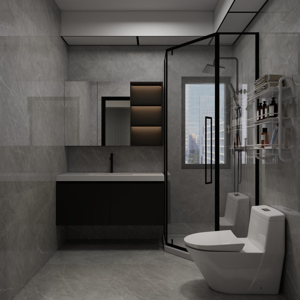 Common Bathroom Top & Bottom Cabinets (5 feet)