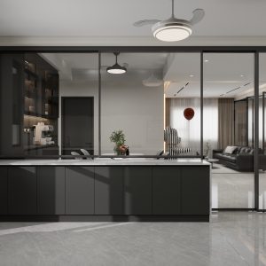 Kitchen Island Aluminium Frame Folding Window and Door (15 feet)