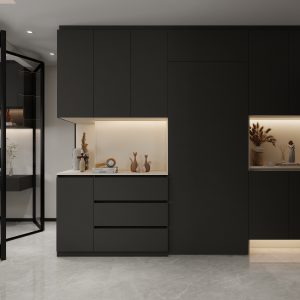 Foyer Full Height Cabinet  (11 feet)