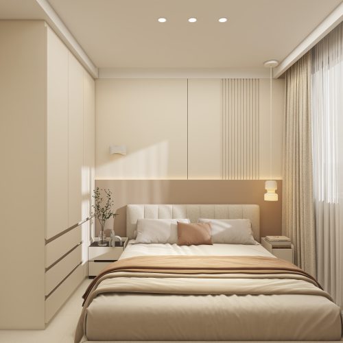 Tengah Parc Residences 2-Room  Design A (Kitchen, Master Bedroom, and Bathroom Cabinets)