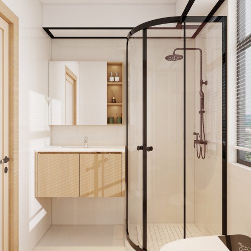 Tengah Parc Residences 2-Room  Design B (Kitchen, Master Bedroom, and Bathroom Cabinets)