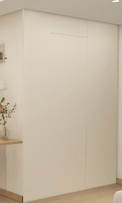 Feature wall tic-tac door in laminated finishing