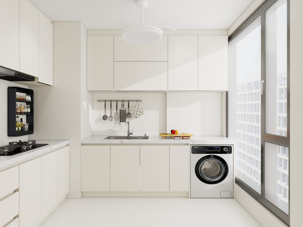Tengah Parc Residences 3-Room Design A (Kitchen, Master Bedroom, and Bathroom Cabinets)