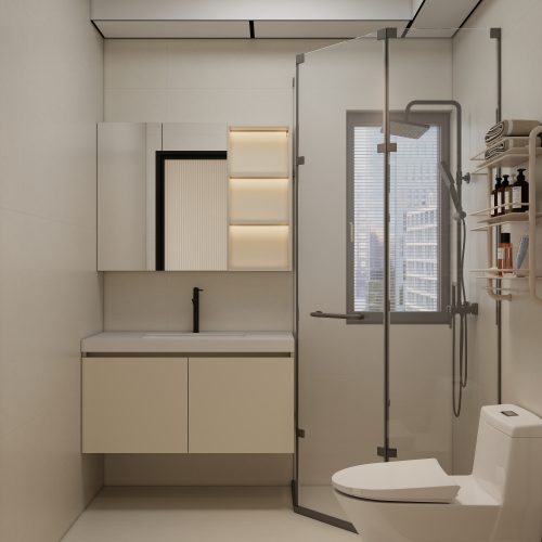 Tengah Parc Residences 3-Room Design A (Kitchen, Master Bedroom, and Bathroom Cabinets)