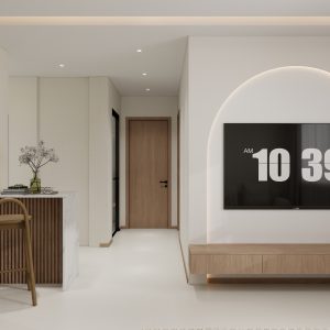 Living Suspended Tv Console & Feature Wall  (62 feet)