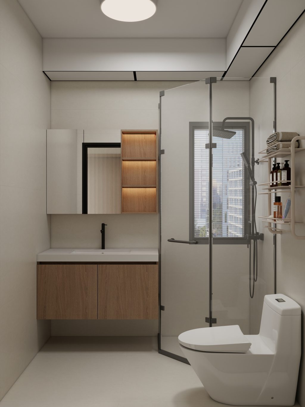 Common Bathroom Top & Bottom Cabinets (5 feet)